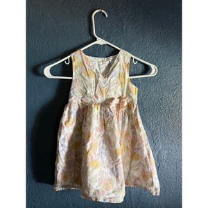 CUPCAKES AND CASHMERE White Floral Fit and Flare Dress